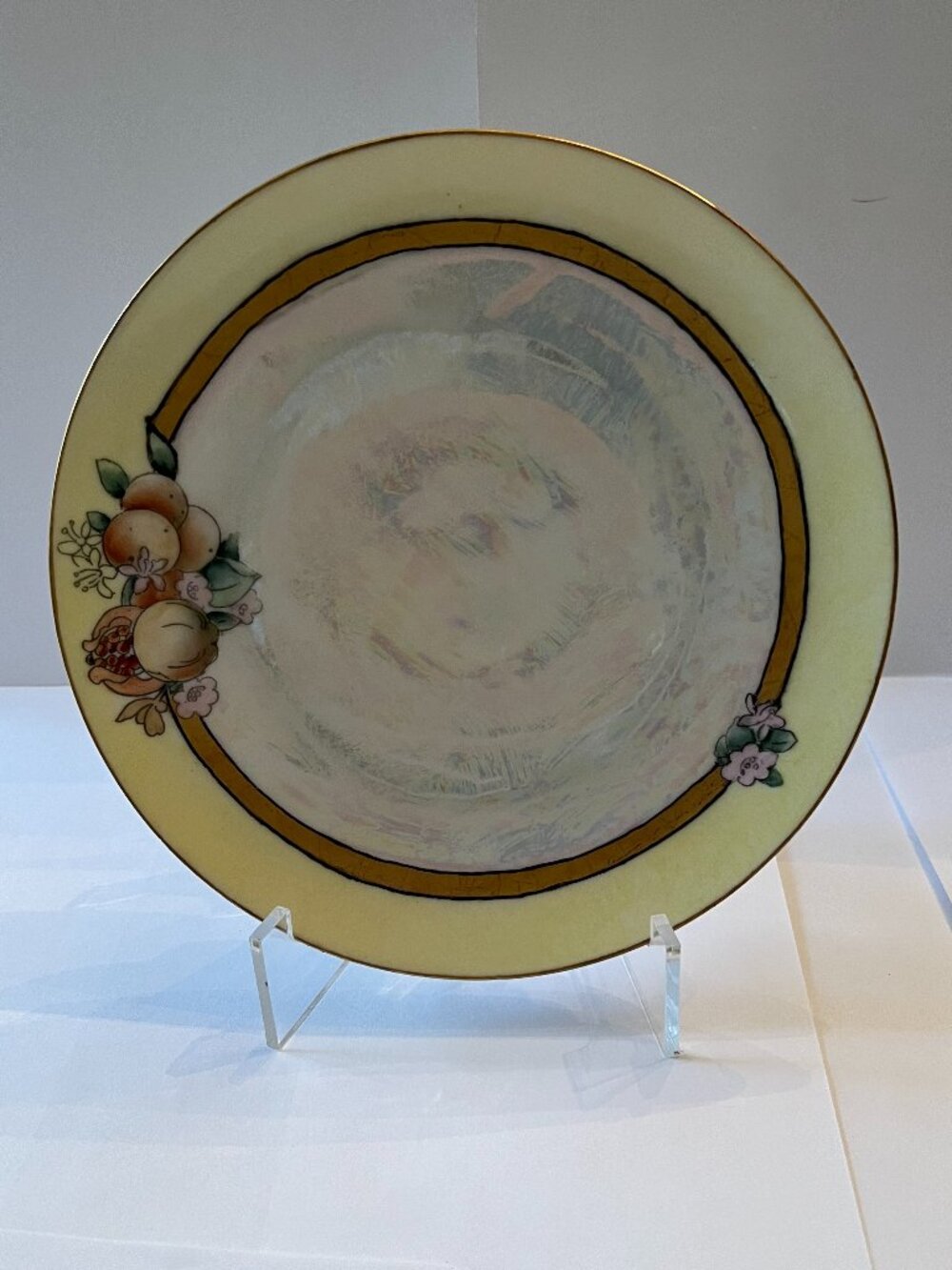 Six vintage, fruit-themed porcelain dessert plates by MZ Altrohlau CM-R - Picture 9 of 13